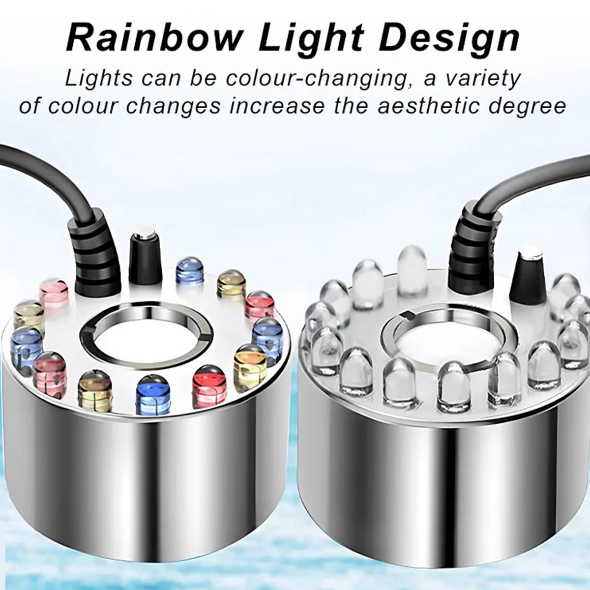 Mini wytwornica mgły LED, rozp – Terrarium Fogger Ultrasonic recenzja i cena